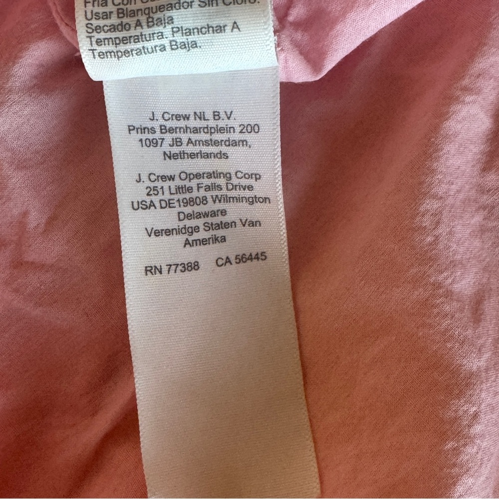 J. Crew 100% Cotton Tiered Color-Block Maxi Dress - Size 6 - Breathable - Picture 9 of 9